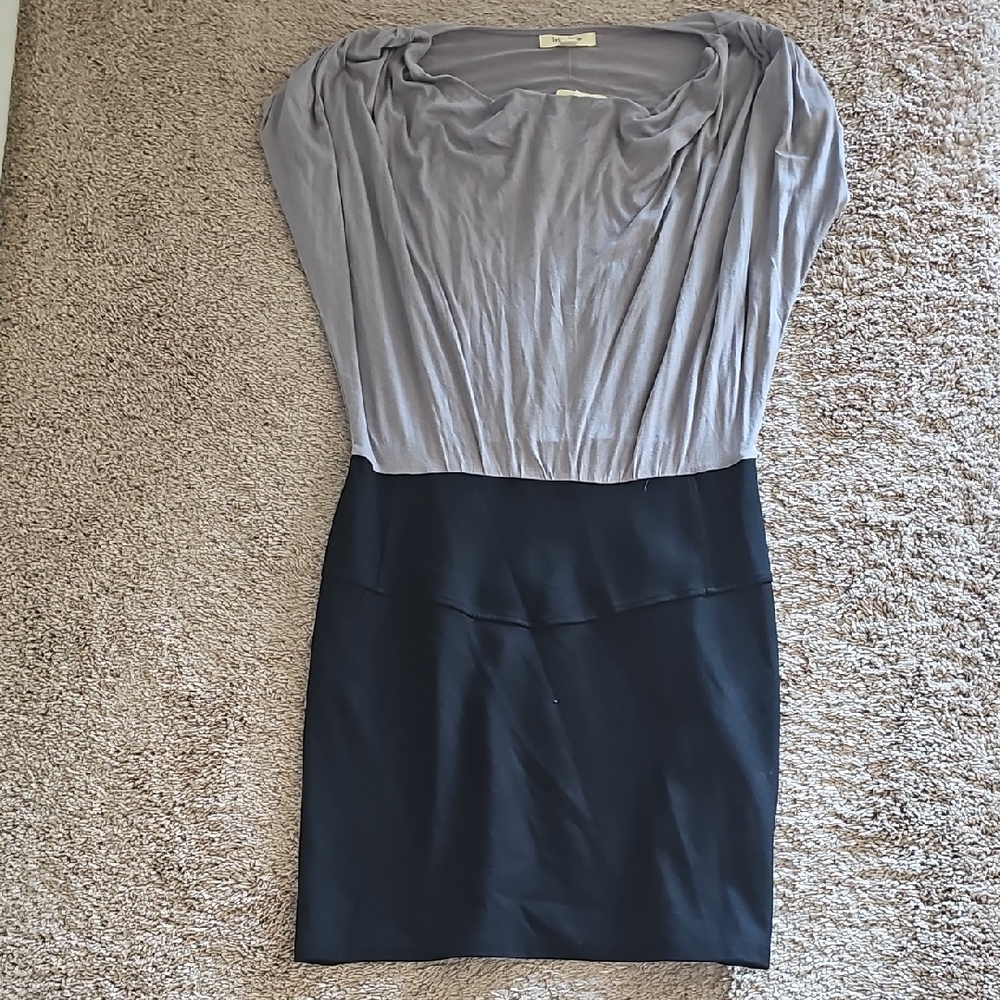 Elegant Two-Tone Dress